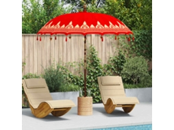 Vidaxl Parasol Balinês Vermelho 215 X 215 X 260 Cm