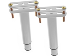 Tehaux 2 Peças Pés De Cama Ajustáveis, Resistentes, Em Metal, Para Substituição Em Camas E Sofás