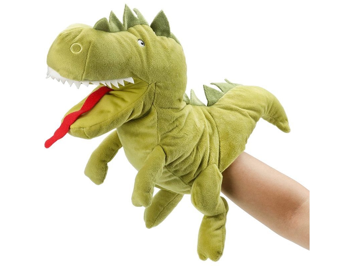 2026 marioneta de Mano de Dinosaurio de Peluche Con Boca Móvil Que Se Abre, Juguete Interactivo para Juegos Imaginativos, 33 Cm