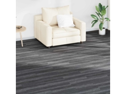 Vidaxl Pranchas De Piso 18 Pcs Preto E Branco 2,51 M² Pvc