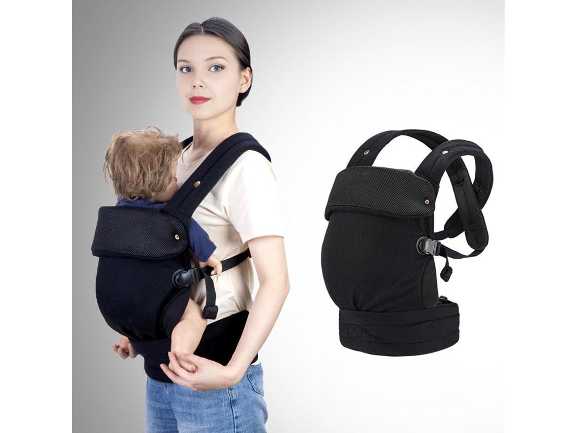 Porta bebês Ergonômico, Cómodo Y Ligero, Cor Negro. ZYBLSSBB