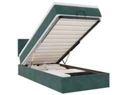 Ottoman Bed, Ottoman Beds Vidaxl Verde Veludo (90 X 200 Cm)