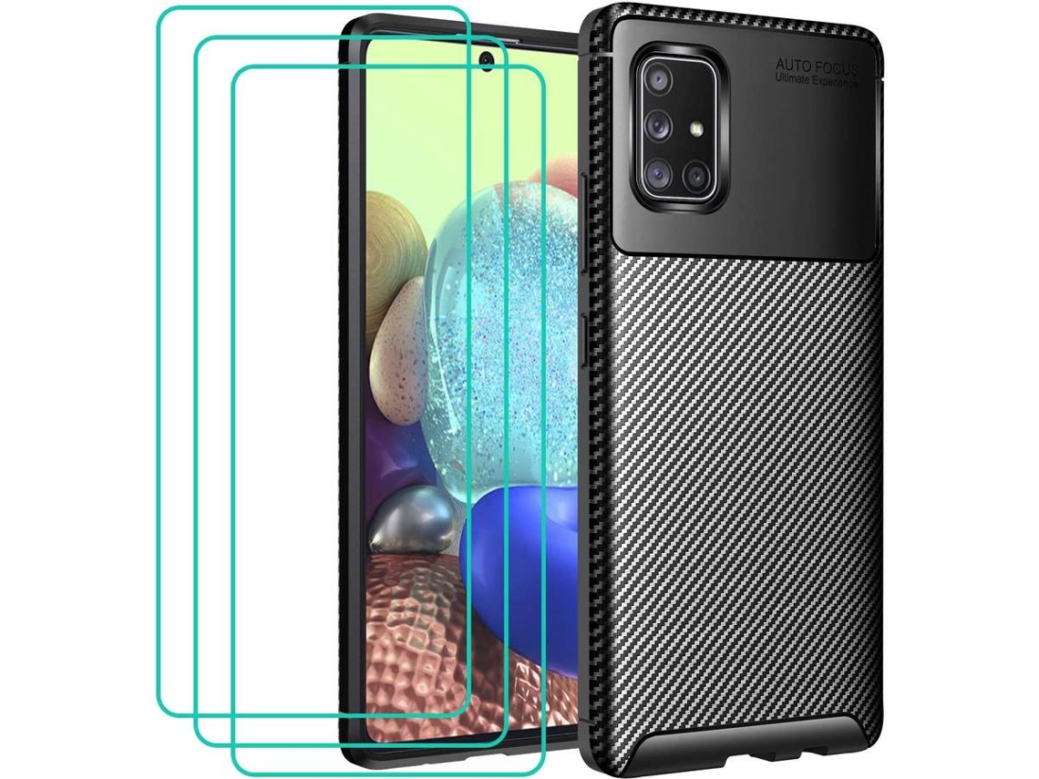 Capa Samsung Galaxy A71 5G HONGWE. Preto