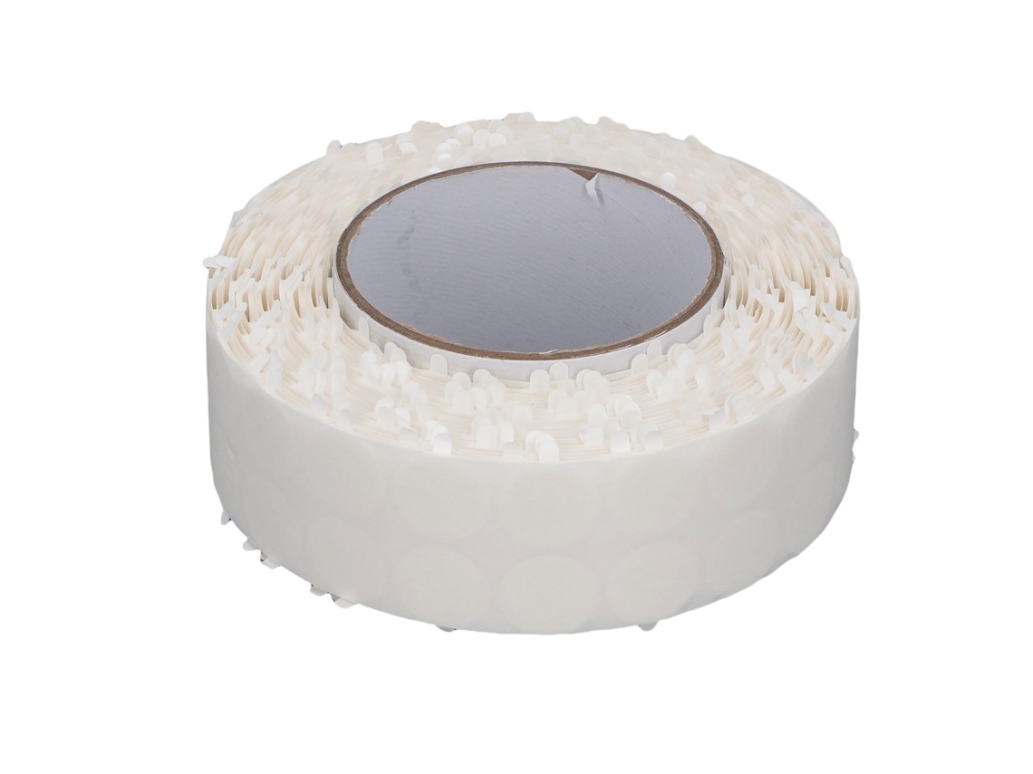 1000 Adesivos de Mecha de Vela Redondo D20x1mm Resistente ao Calor, Duplo Face, Espuma para Vidros e Latas | S/MARCA