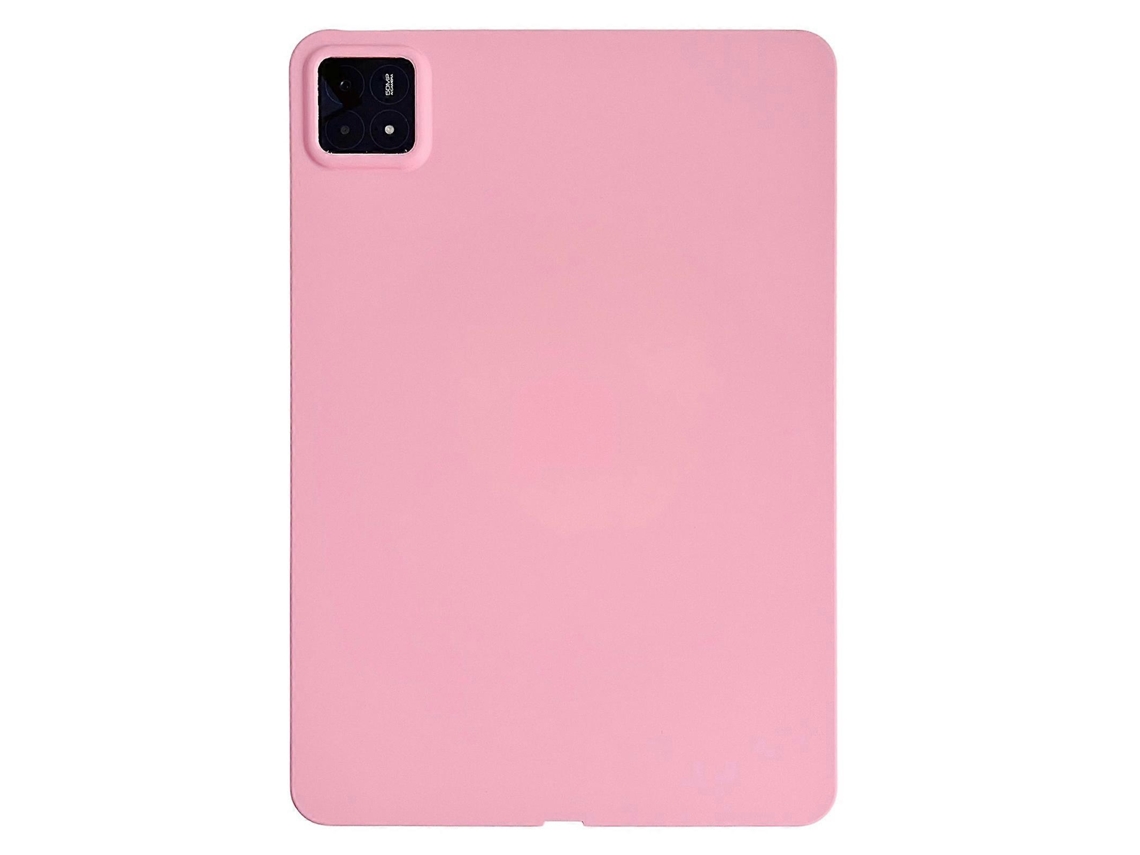 Capa para Xiaomi Pad 6s Pro 12,4 polegadas, TPU macio, rosa Hengrongshen