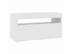 Tv Cabinet, Tv Cabinets Vidaxl Branco Madeira Processada (n/a)
