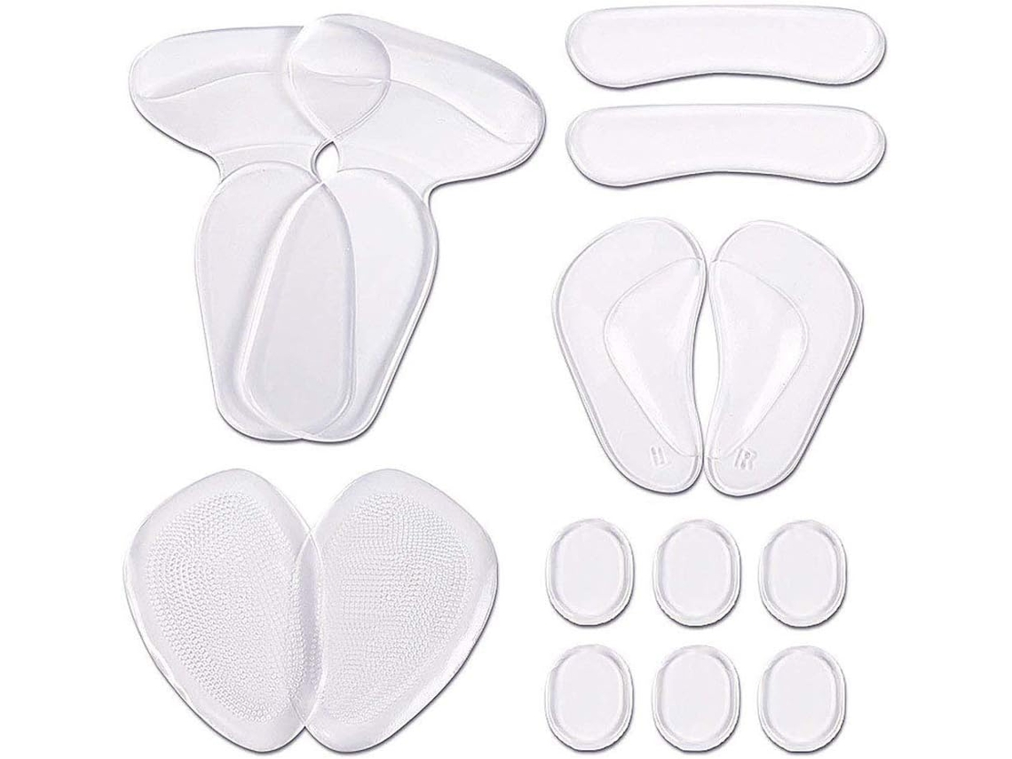 Palmilhas Laváveis E Reutilizáveis Para Sapatos Muito Grandes, Conforto Ajustável Com Design Desenvolvido Por Médicos, Antiderrapante, Autoadesivo E C