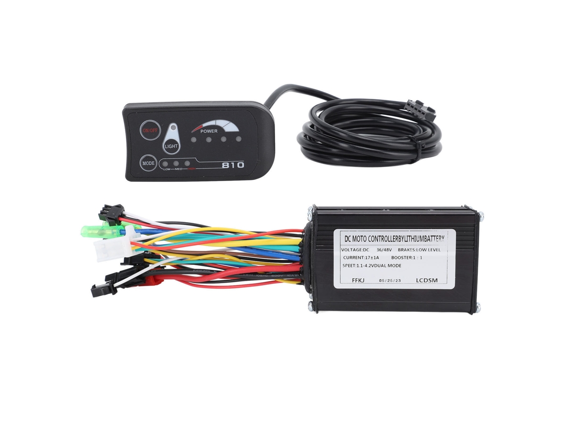Vlrla-kit De Conversão De Bicicleta Elétrica Controlador 250w 350w Com Painel S810 Modo Triplo 17a