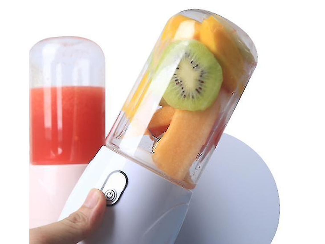 Lurelia Liquidificador Portátil Recarregável Usb, 6 Lâminas, Aço Inoxidável, Para Smoothies