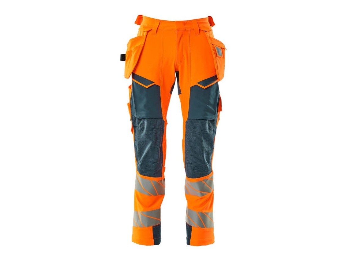 Calças Grandes Com Bolsos Pendurados Accelerate Safe 19031 Laranja 54 / 30 MASCOT