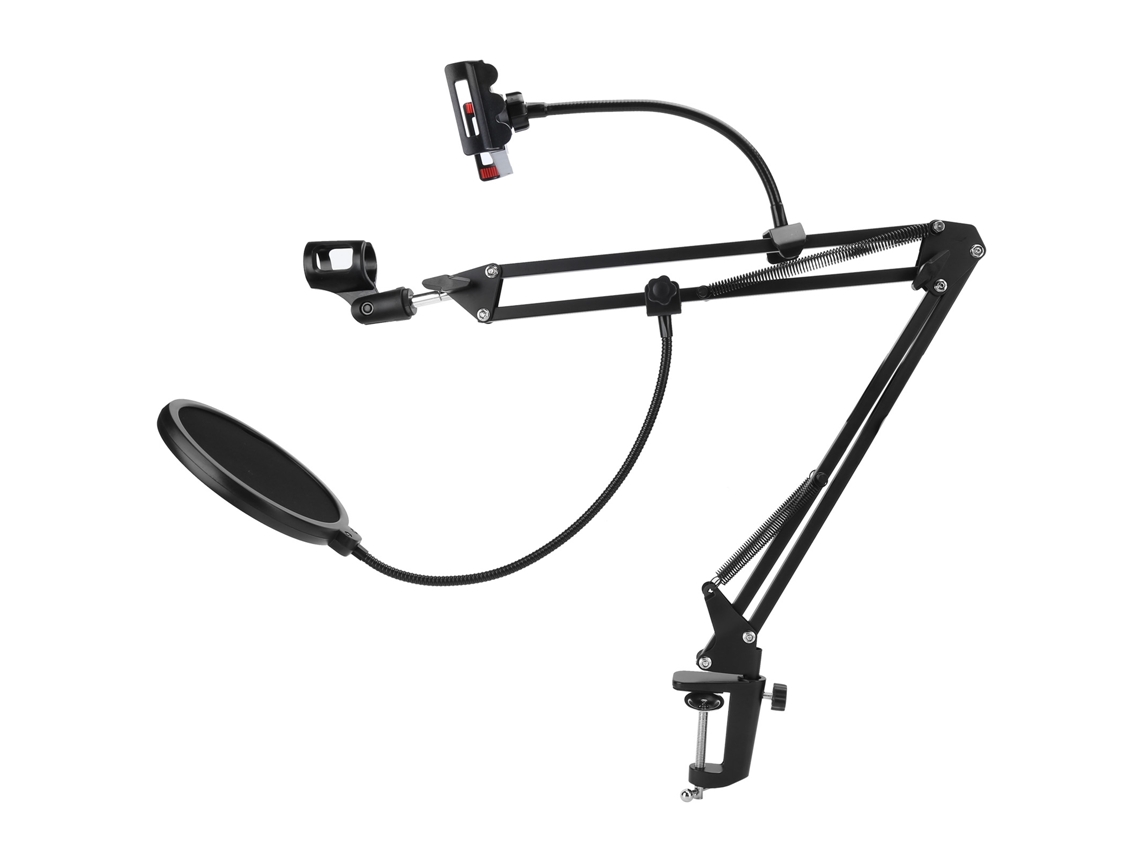 2026zentro-suporte De Braço Para Microfone Ajustável Mesa Ferro 2kg Nb-35 Conjunto
