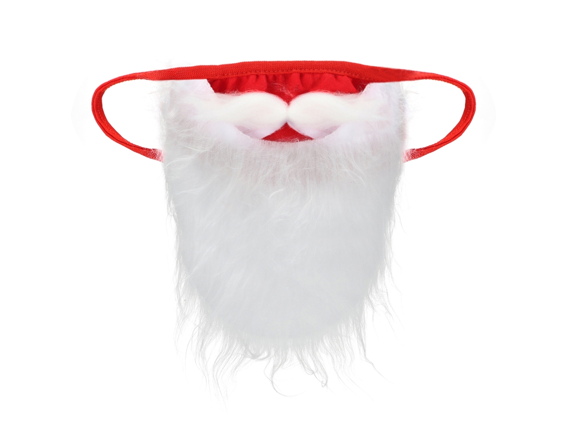 Máscara de Pai Natal com Barba, 2 Pack LAXISCREED