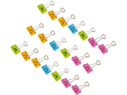 Conjunto de 40 pinos metálicos para fixação, com design decorativo, 19 mm, para serem fixados com segurança, cor aleatória.