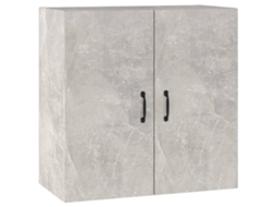 Wall Cabinet, Wall Cabinets Vidaxl Cinzeto Madeira Processada (n/a)