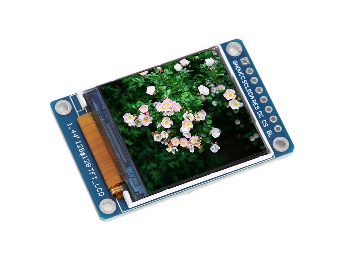 Laxiscreed Relógio Digital Com Ecrã Lcd De 1.44 Polegadas E Resolução 128x128