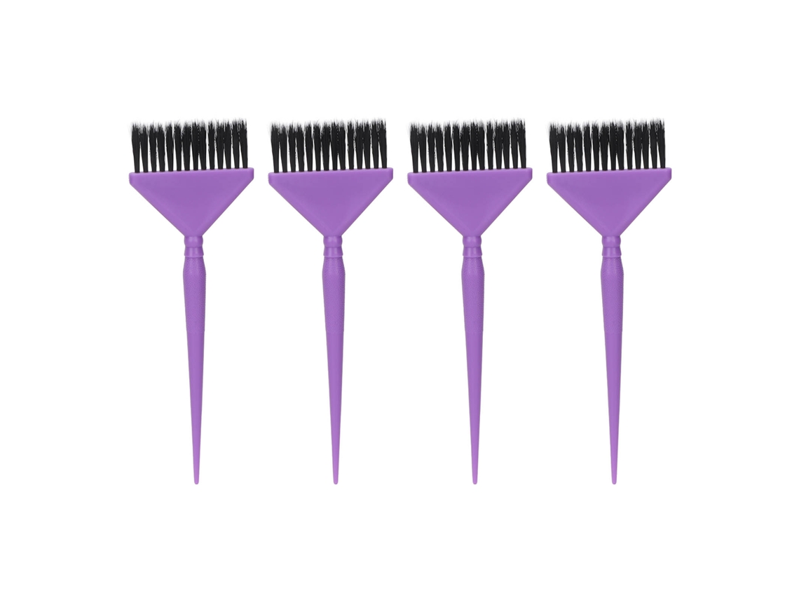 4pcs Pincel De Colorir Cabelo Lavável Reutilizável Profissional Aplicador De Tinta Para Beleza Em Casa E Salão