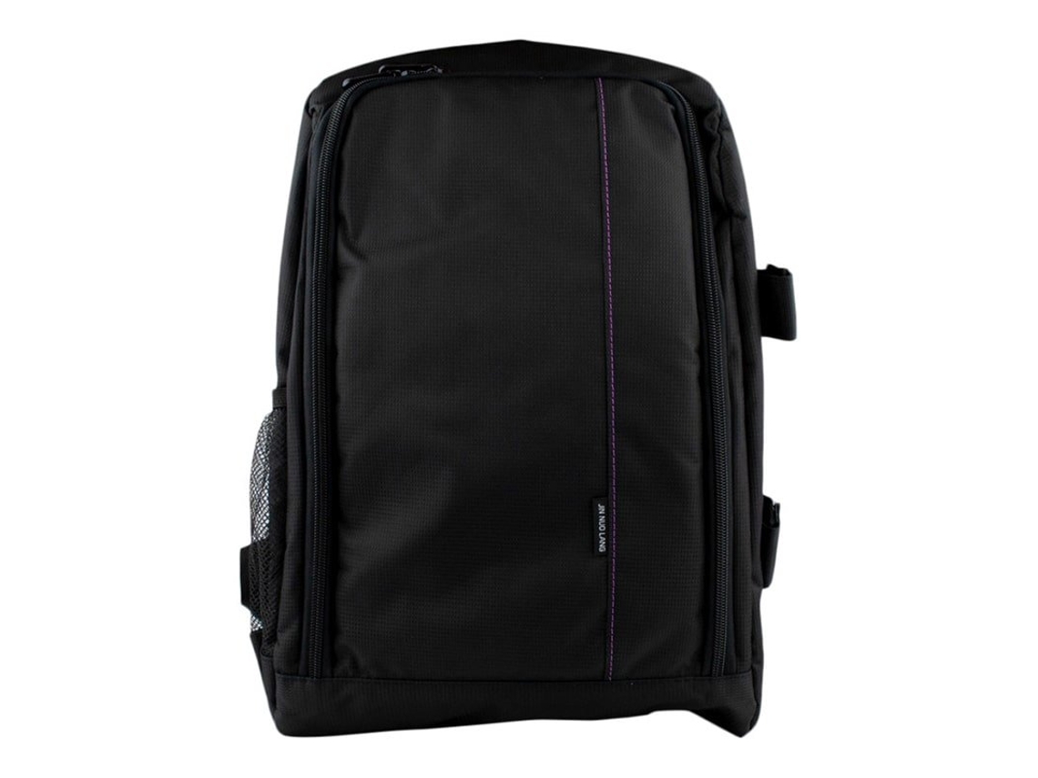 Mochila Para Câmera Com Capa De Chuva Roxa Brilvibera