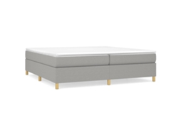 Box Spring Bed Frame, Box Spring Bed Frames Vidaxl Cinzeto Tecido (200 X 200 Cm)