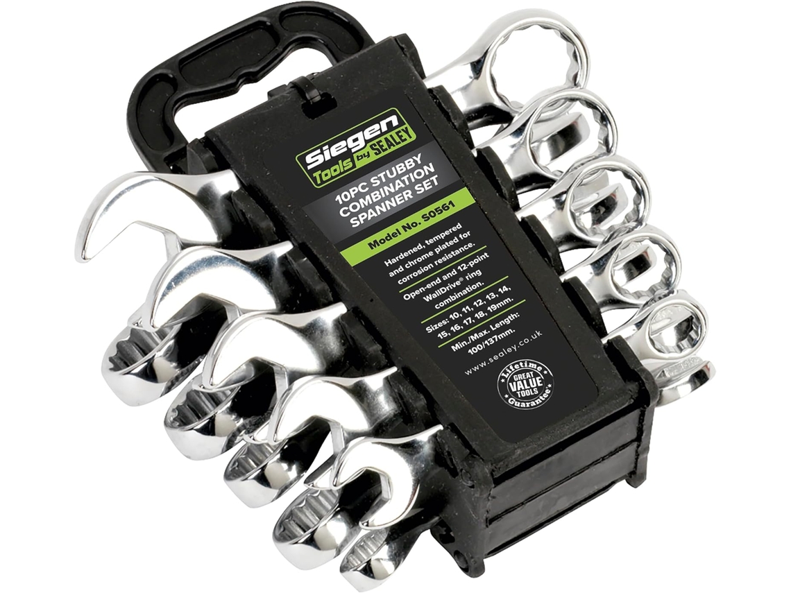 S0561 Chave Combinada Métrica Curta, Pacote Com 10 Unidades