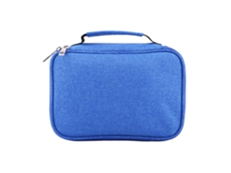 Estuche De Lápices Plegable Multifunción 72 Espacios Gran Capacidad Azul Organizador De Lápices