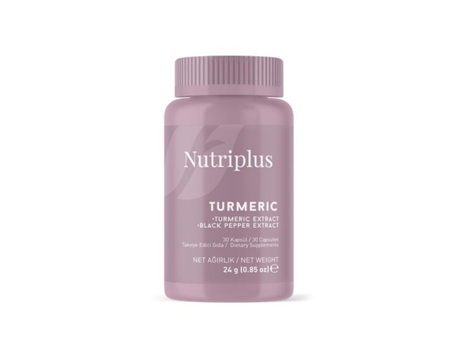 FARMASI Nutriplus Cúrcuma Suplemento Alimentar Antiinflamatório e Antioxidante