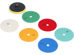 Kit De Discos Polimento Diamantados A Seco, Com Grãos Ligados Resina,