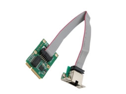 Placa De Rede Mini Pcie 10/100/1000mbps Autoadaptativa E Estável Com Conector Rj45 Para Computador Desktop Aquaforge
