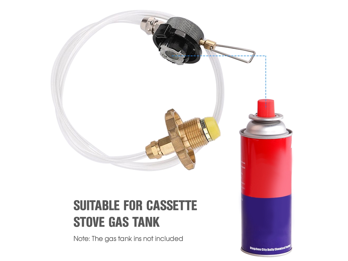 Adaptador de Fogão a Gás para Camping e Recarga