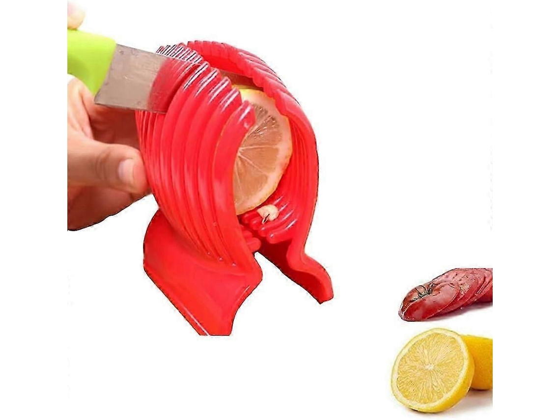 Fatiador De Tomate, Cortador De Legumes Durável, Pinça Redonda Multifuncional Para Frutas, Suporte Para Kiwi, Cebola E Limão. Everley891