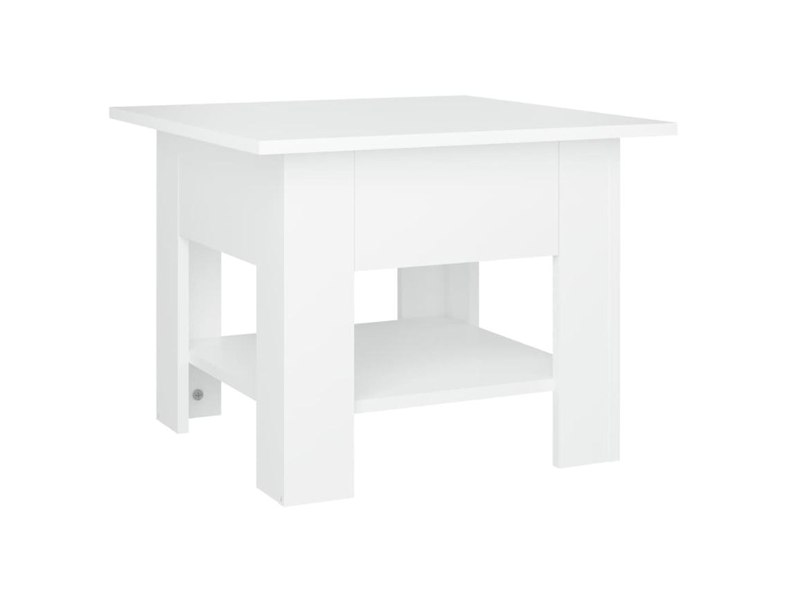 Mesa de centro VIDAXL Branco Madeira processada (55x55x42 cm)