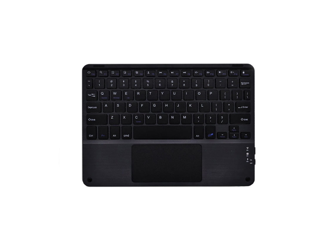 Teclado Bluetooth Com Touchpad, Preto