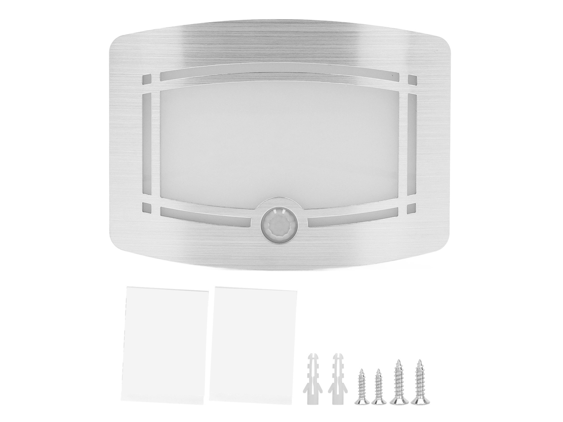 Lurelia, Luz Noturna Led, Interruptor, 0.9w, Sensor Pir, Bateria, Autoadesiva, Solar, Auto, Vermelho, Pack 2, Armário, Quarto