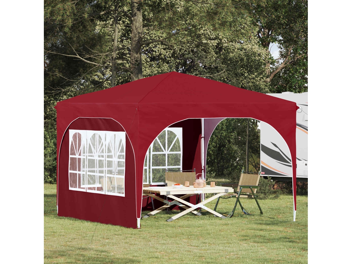 Vidaxl Tenda De Festa Pop-up 290 X 290 X 245 Cm Borgonha