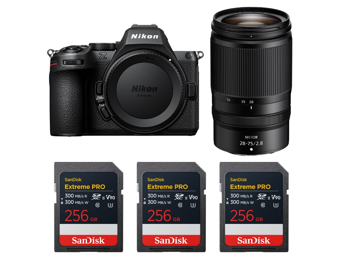 Z5 Ii + 28 75mm F/2.8 + 3 Sandisk 256gb Extreme Pro Uhs ii Sdxc + Ebook “20 Dicas para Fotos Que Impressionam” NIKON