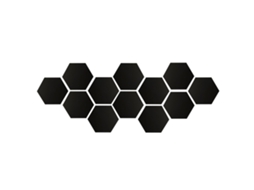Adesivos Parede Hexagonais Acrílico Decorar Casa Autoadesivos
