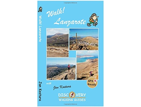 Livro Walk Lanzarote de Jan Kostura (Inglês)