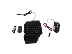 Combo de Teclado e Mouse para Jogos, Iluminação Rgb, Mecânico EOOCOO