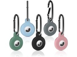 Capa de Silicone com Chaveiro para Localizador Bluetooth, Resistente a Arranhões AQUAFORGE