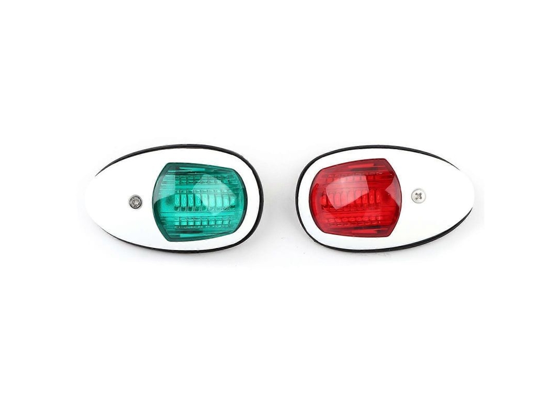 Nova Line luz de Navegação para Barco À Prova D'água Vermelha Verde Led Sinal 2pcs Dc12v 3w