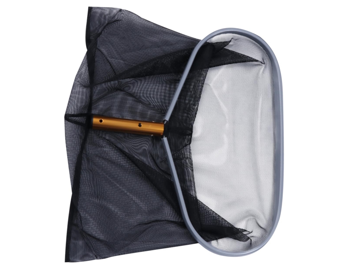 Rede Coletora de Folhas com Estrutura de Alumínio Robusta, Leve. Perfeita para Piscinas e Fontes, Recolhe Detritos com Alta Eficiência.