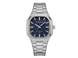 Relógio Masculino Curren 8458 Business Com Pulseira De Aço E Mecanismo De Quartzo.
