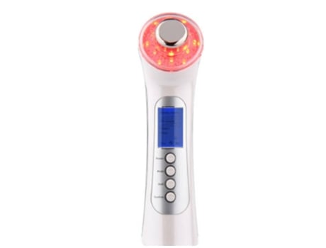 Dispositivo De Beleza Antienvelhecimento 5 Modos Com Luz Led Mesoterapia Massageador Facialbranco Yunzii