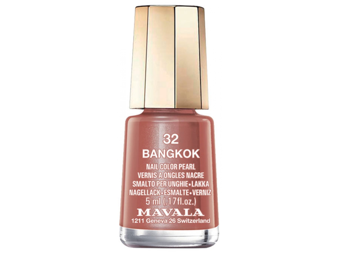 Mini esmalte perolado para unhas 5 ml Cor: 32 Bangkok MAVALA
