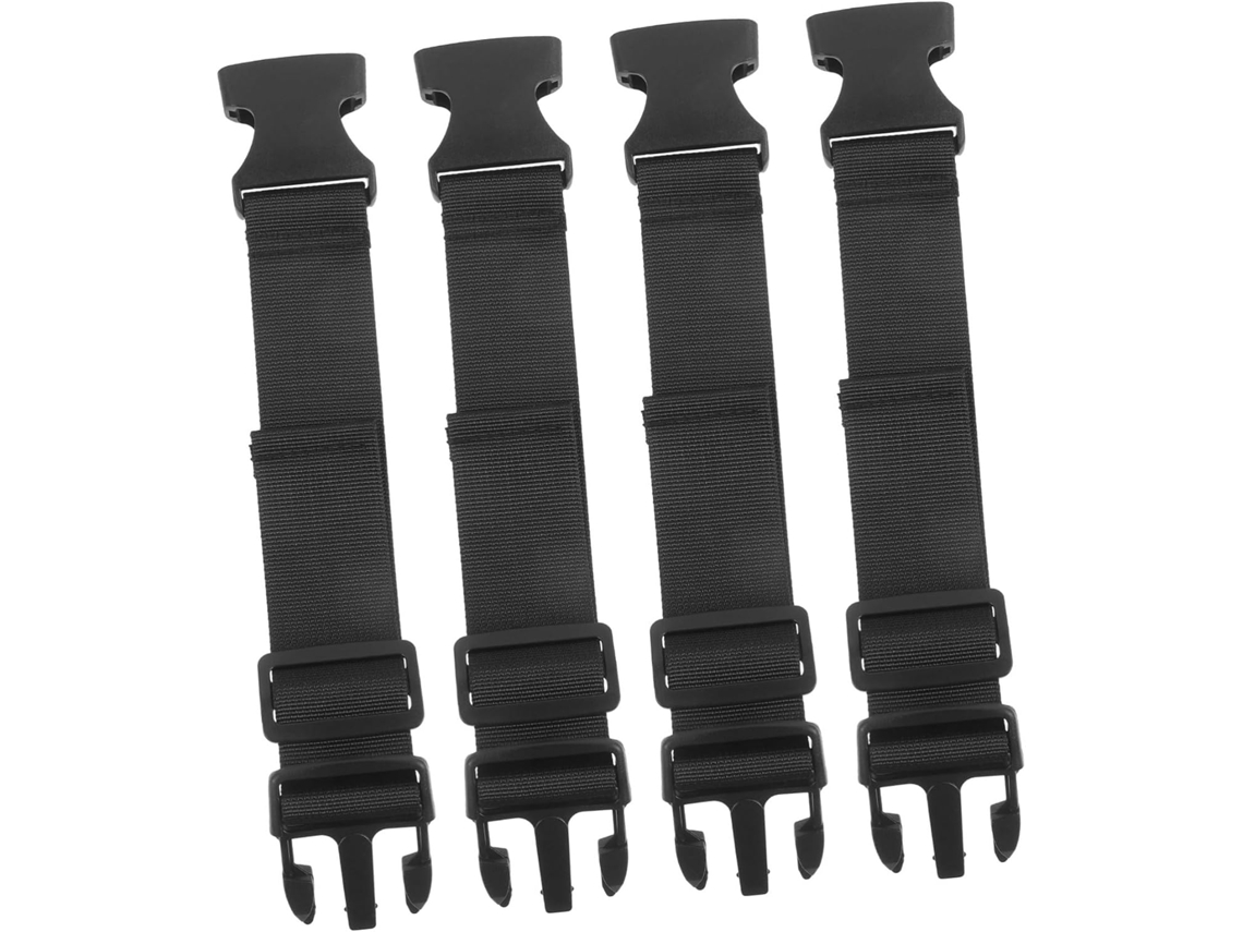 Conjunto De 4 Cintas Ajustáveis Bagagem Soimiss Em Tecido E Plástico, Fáceis De Usar E Práticas Conectar
