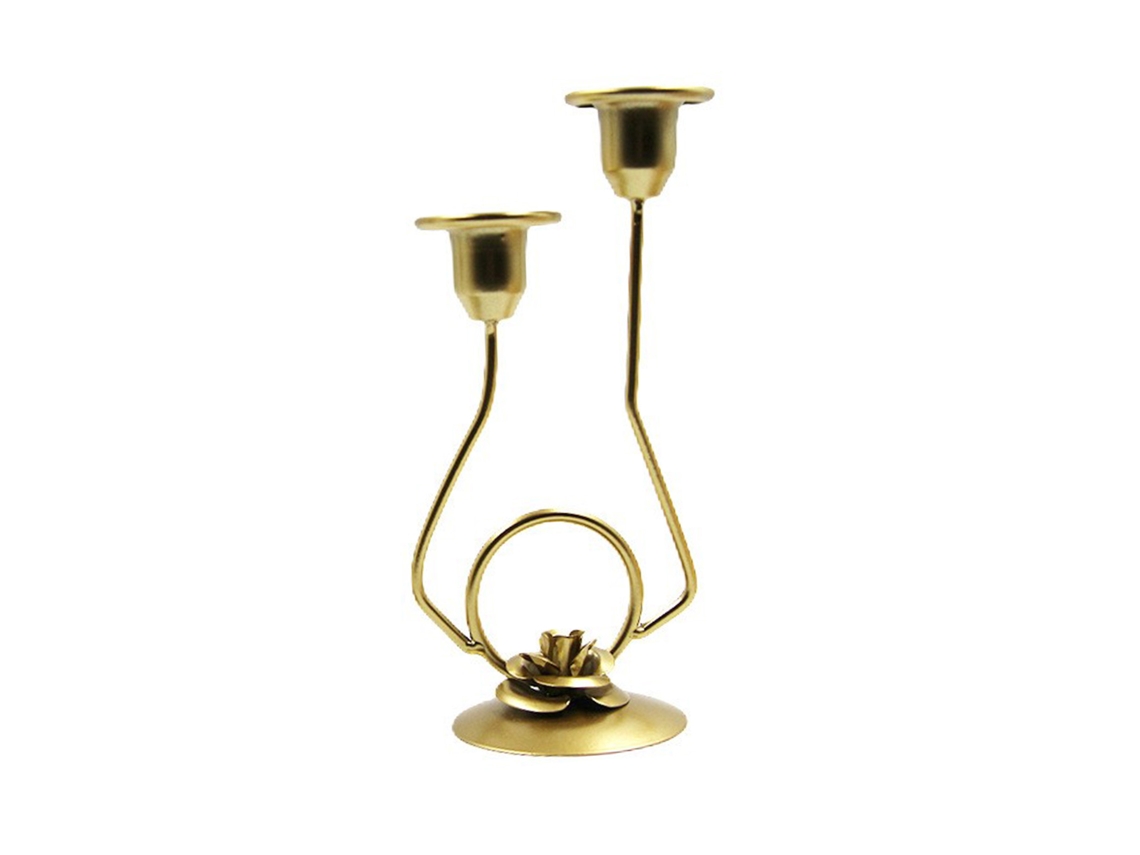 Castiçal de ferro com design europeu para festa e casamentos, decoração de mesa LAXISCREED