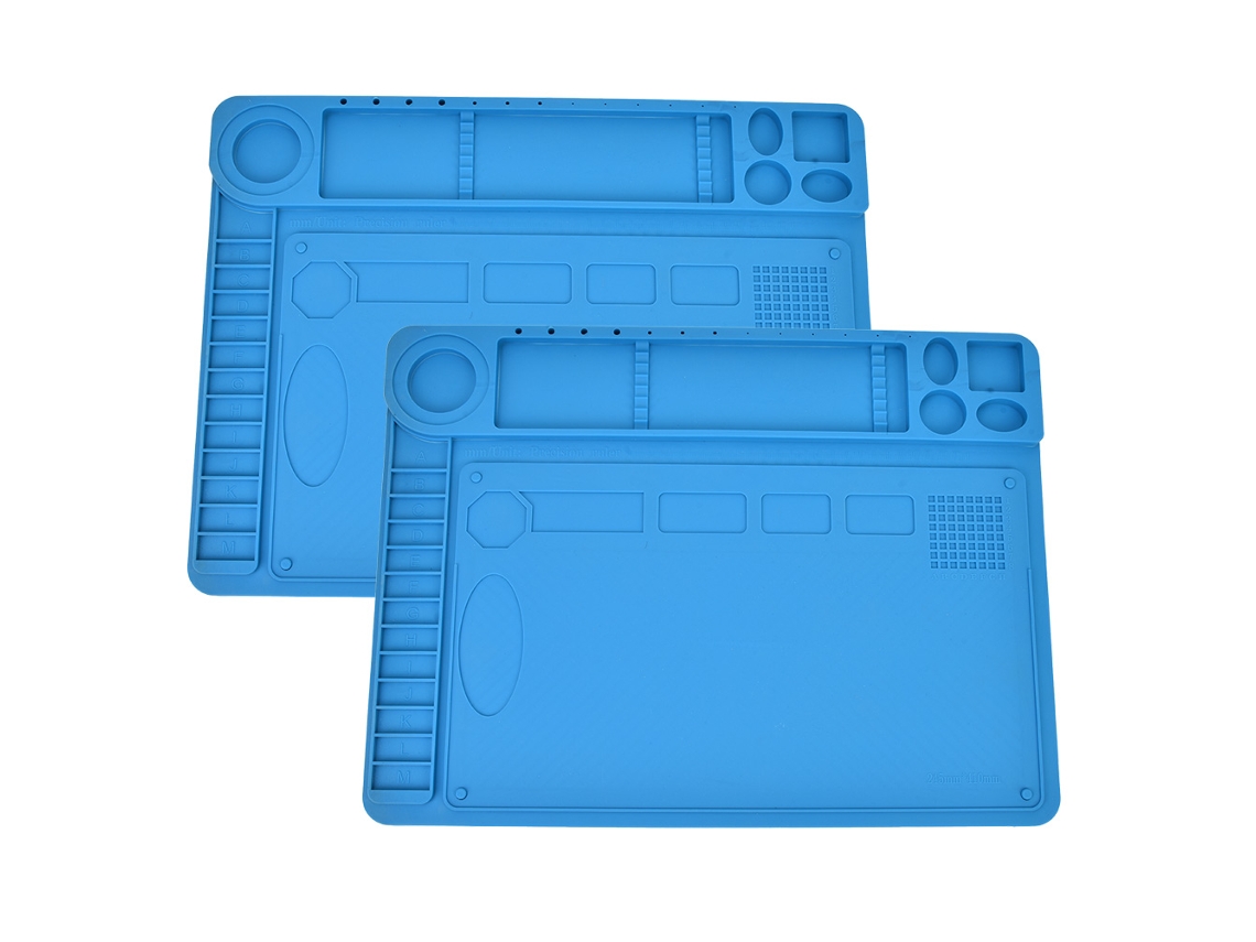 1pc Tapete De Silicone Magnético Resistente Ao Calor Para Manutenção E Soldagem Com Armazenamento
