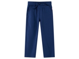 Calças De Criança Com Cordão Azul-marinho 140