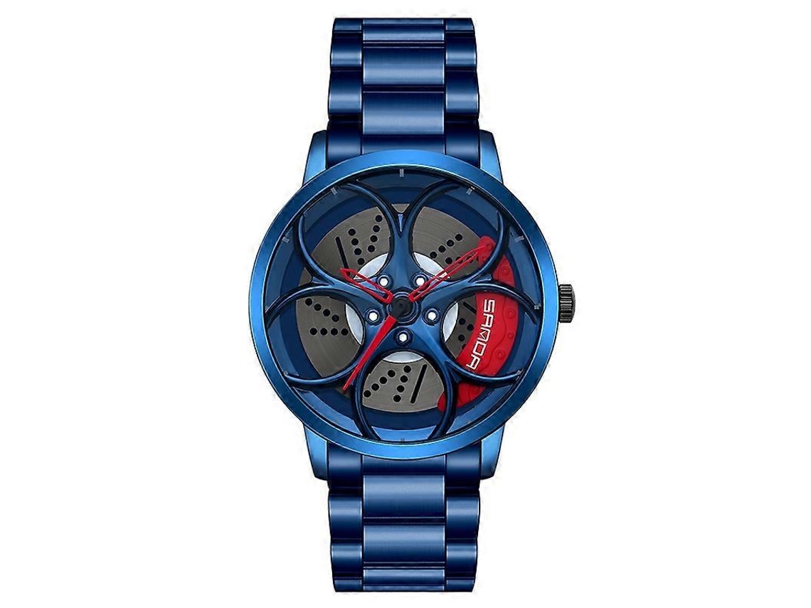 Relógio De Quartzo Masculino Sanda 1070 Com Mostrador Oval Vazado 3d, Mecanismo Fixo E Pulseira De Aço.