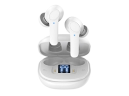 Auriculares Bluetooth True Wireless Ipx6 sem fio à prova d'água com estojo de carregamento incluído branco