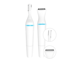 Aparador Facial Sobrancelha 2 Em 1 Pritech Ld 7087 Branco